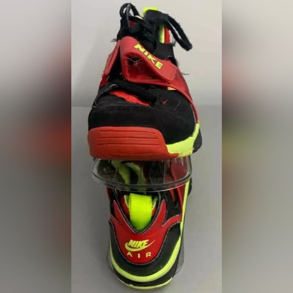 Nike Air Trainer Huarache Red Volt Sneakers Size 8 Used Excellent MSRP $220 - Picture 7 of 8
